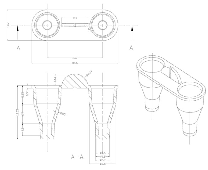 A09-2 - Cuvettes for Cormay KG 4 Coatron, TECO, Helena/HumaClot Duo coagulometers