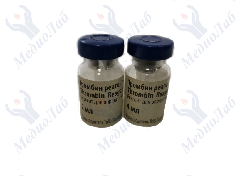 Набор реагентов для определения тромбинового времени