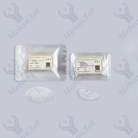 Панель ветеринарных тестов на коагуляцию и химический состав крови Pushkang